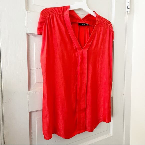 ANA Bright Orange-Red Pullover Top, L, NWT! - Picture 4 of 8